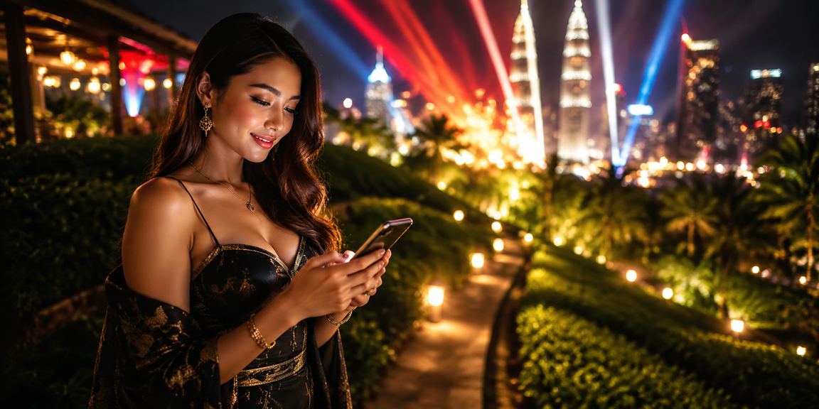 Pemain Kuala Lumpur menyemak odds perlawanan sukan melalui telefon pintar